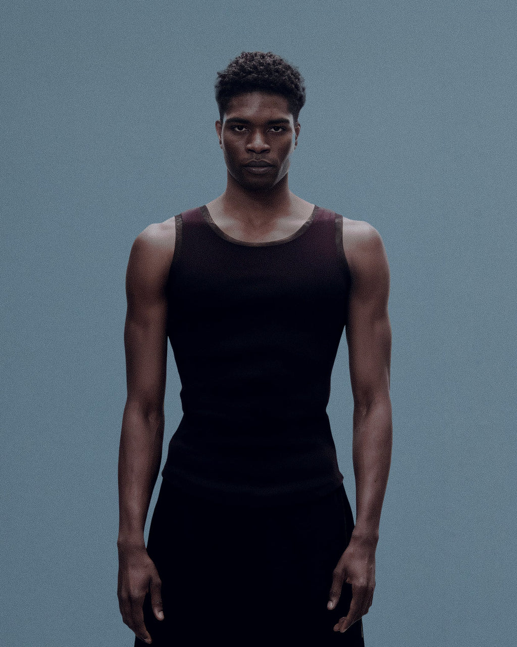 Cotton Rib Tank — Noir
