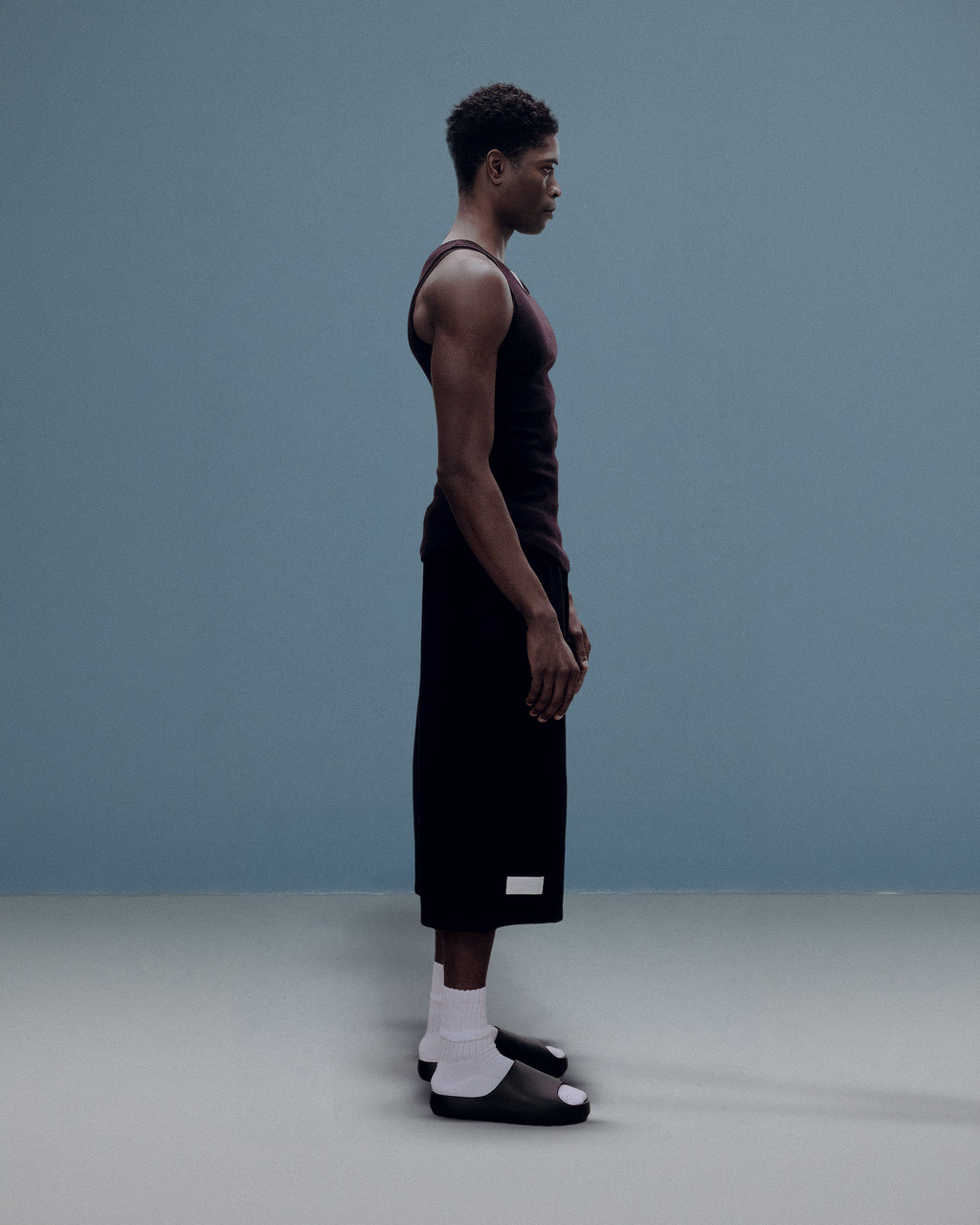 Cotton Rib Tank — Noir