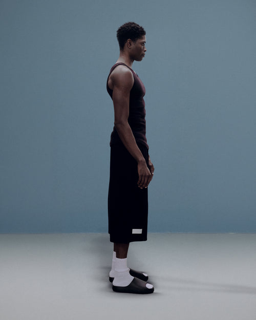 Cotton Rib Tank — Noir