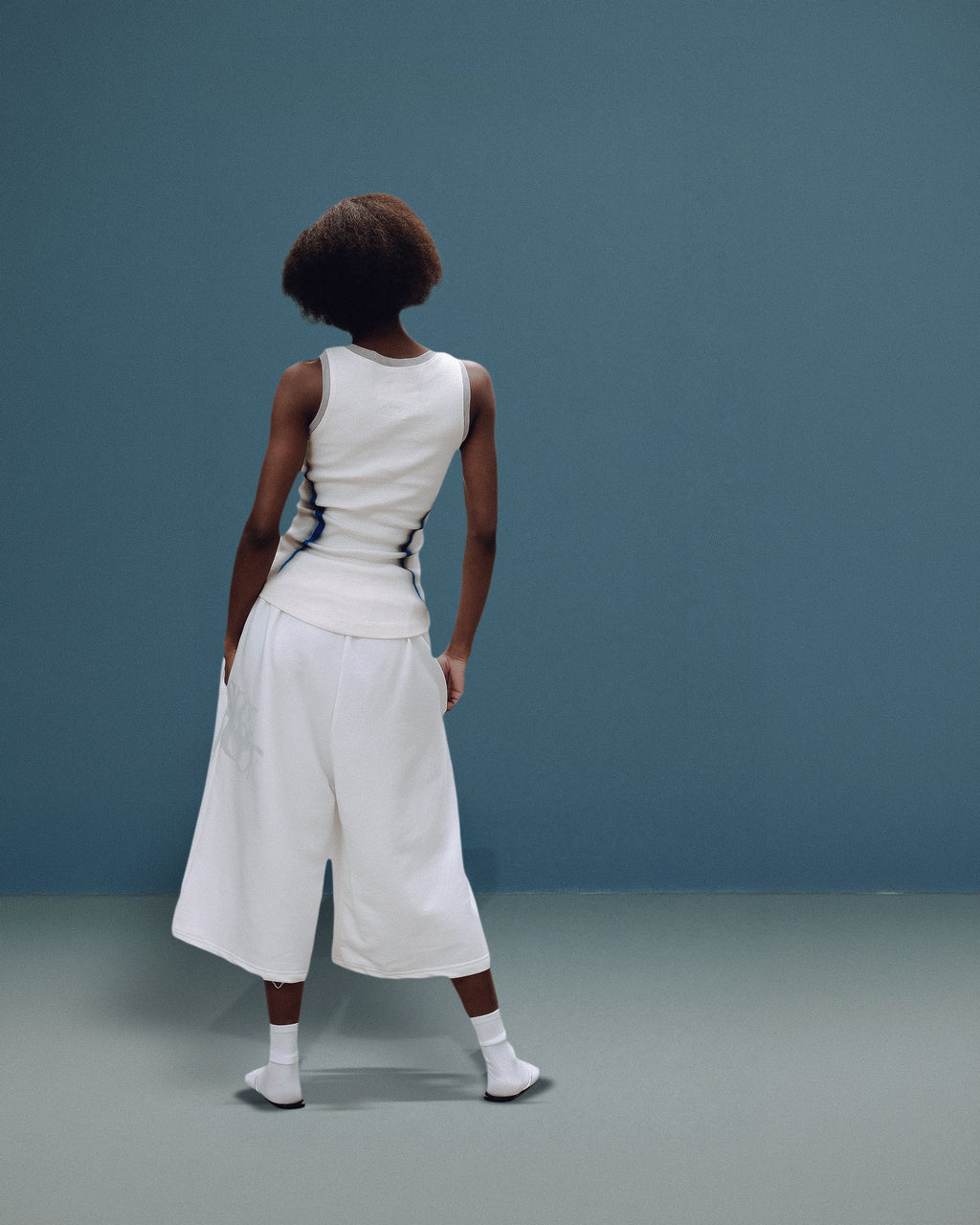 Cotton Rib Tank — Blanc