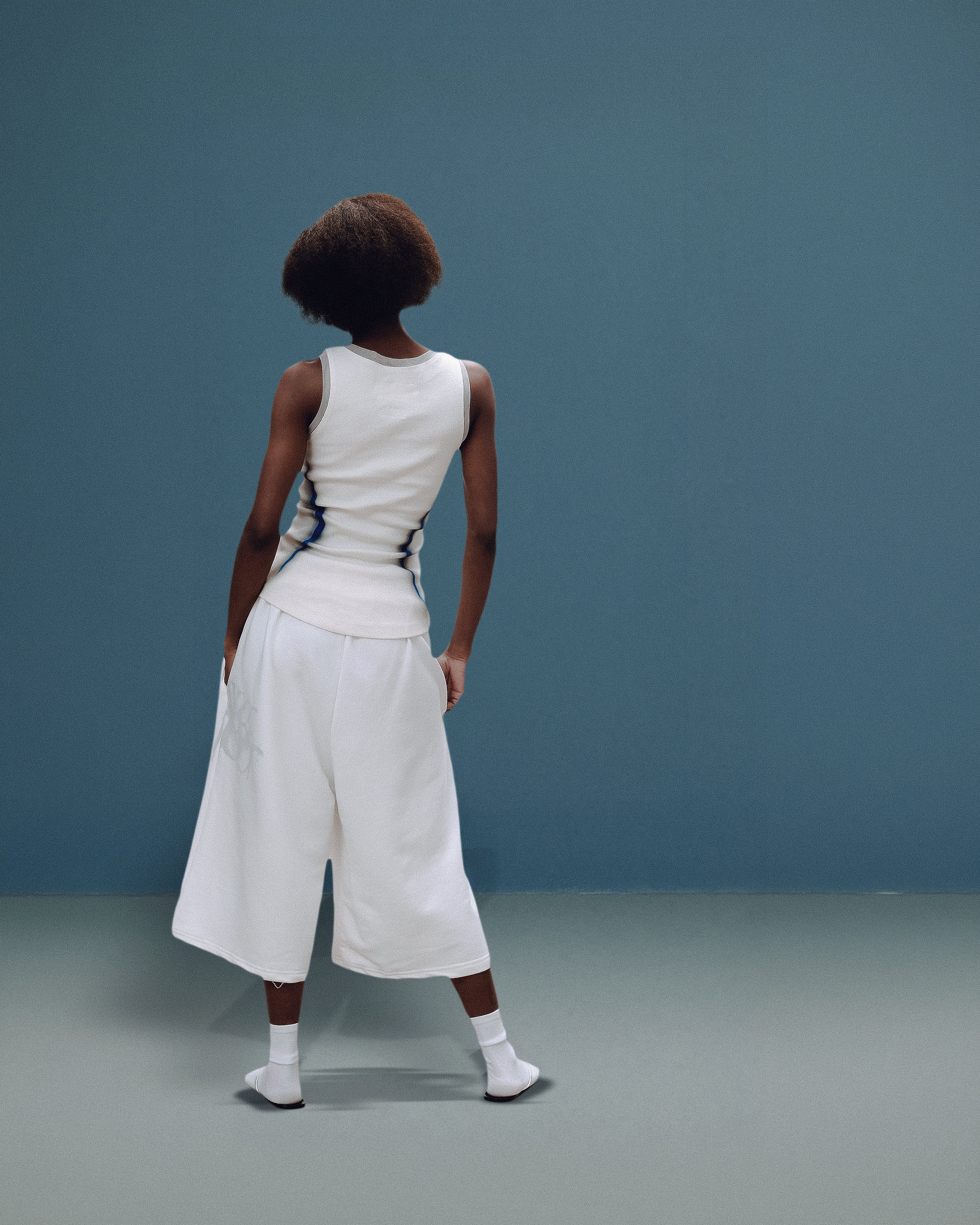 Cotton Rib Tank — Blanc